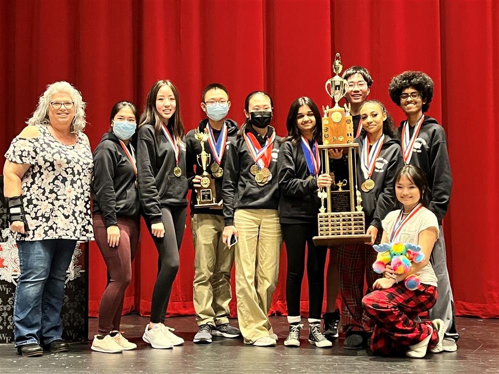 HHS Academic Decathlon Region IV Champions - February 2023